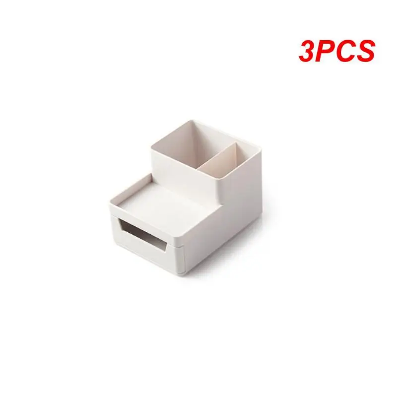 

3PCS Organizer Box Desktop Assistant Plastic A4 Drawer Plastics Organization Storage Stationery Rack Home Multifunctional