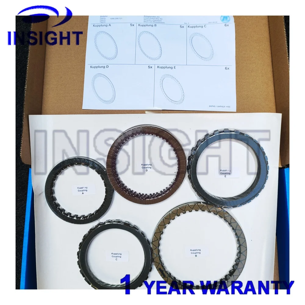 

New Clutch Plate Friction Kit for 8HP45 ZF8HP45 Transmission Parts for BMW, Audi