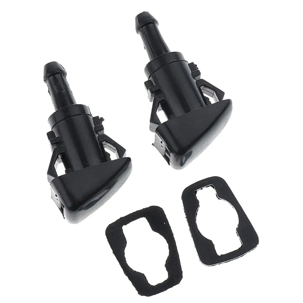 1 Pair Windshield Wiper Water Jet Spray Washer Nozzle for Chrysler 300C Sebring Jeep Compass