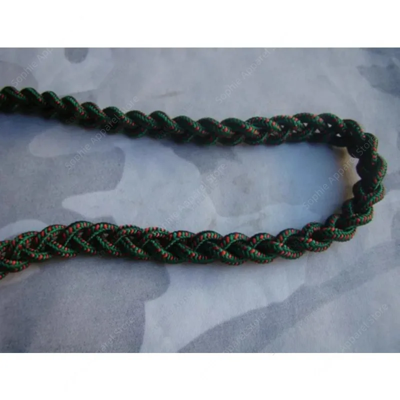 Vestido do corpo de fuzileiros navais dos EUA AIGUILLETTE VERDE VERMELHO TRENHADO CORDÃO DE Ombro Aguillette Aiglet Aglet Acessórios