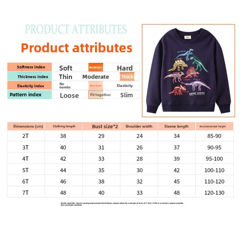 ‌ Glow The Dark Dinosaur Pullover Felpa con cappuccio Junior Boys Autunno Autunno Abbigliamento casual Manica lunga Girocollo Top Notte all'aperto