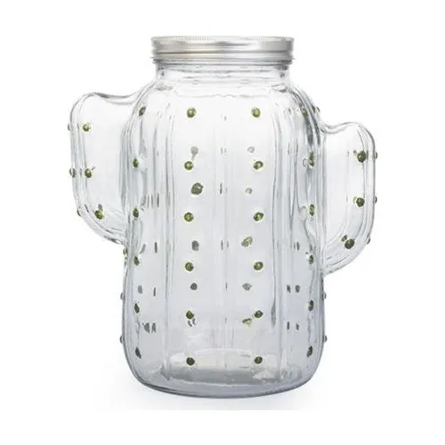 Zucci Glass Jar Cactus 27 cm