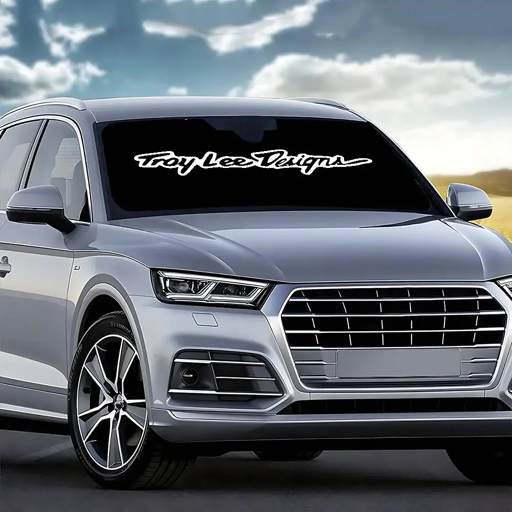 T-Troy Lee D-Design غطاء زجاج السيارة الأمامي للحماية من الأشعة فوق البنفسجية ملحقات حاجب السيارات للسيارات #3