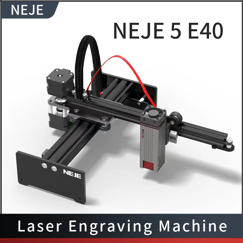 

NEJE 5 E40 80W CNC Laser Engraver Portable Engraving Carving Machine Mini DIY Laser Logo Mark Printer for Metal Engraving