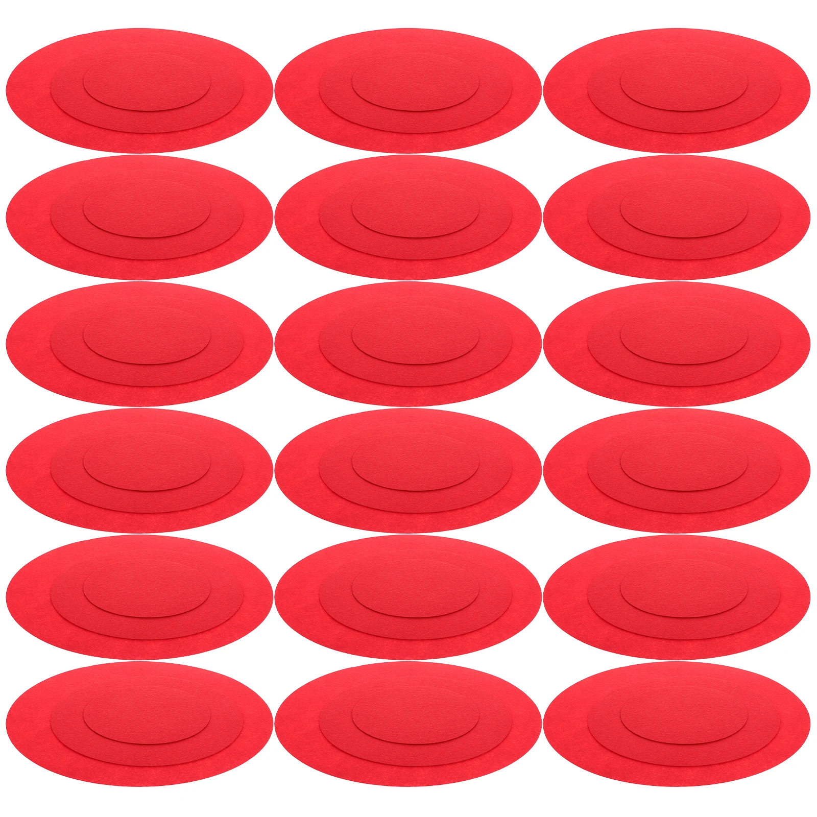

72 Pcs Felt Plate Dividers for Packing Stacking Cookware Storage Soft Round Heat Insulation Easy Clean Maintenance Table