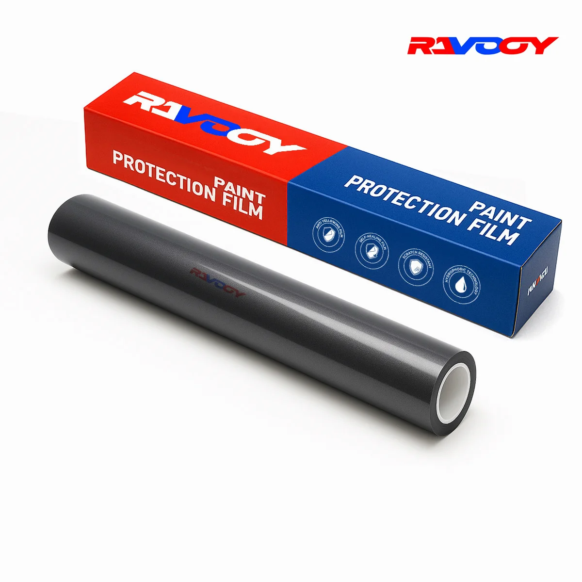 

High Quality Glossy Metallic Dark Gray Vinyl Wrap Film Self-Adhesive Auto Tuning Vinyl Stickers Durable Paint protective film