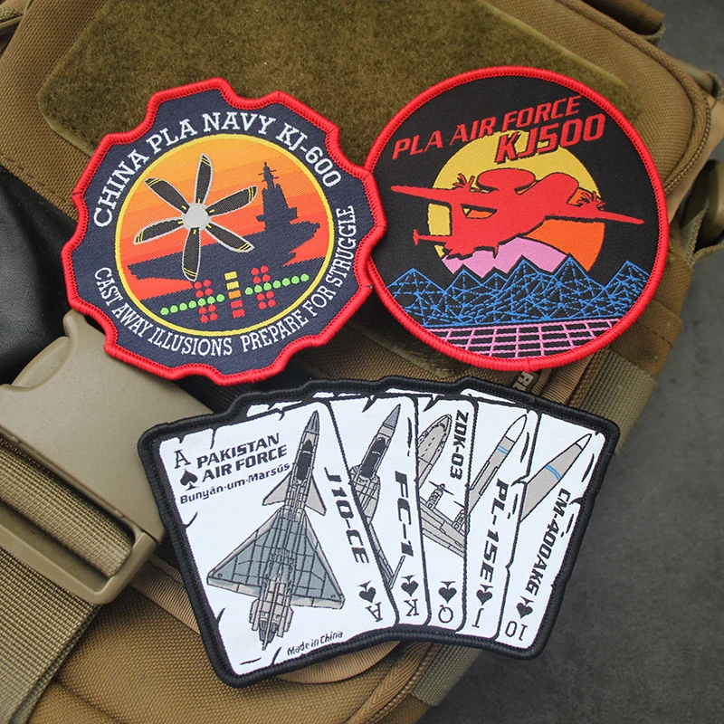 fita-magica-estilo-paf-copper-wall-iron-wall-action-kj600-aircraft-carrier-coast-badge-pla-acessorios-para-bolsa-es