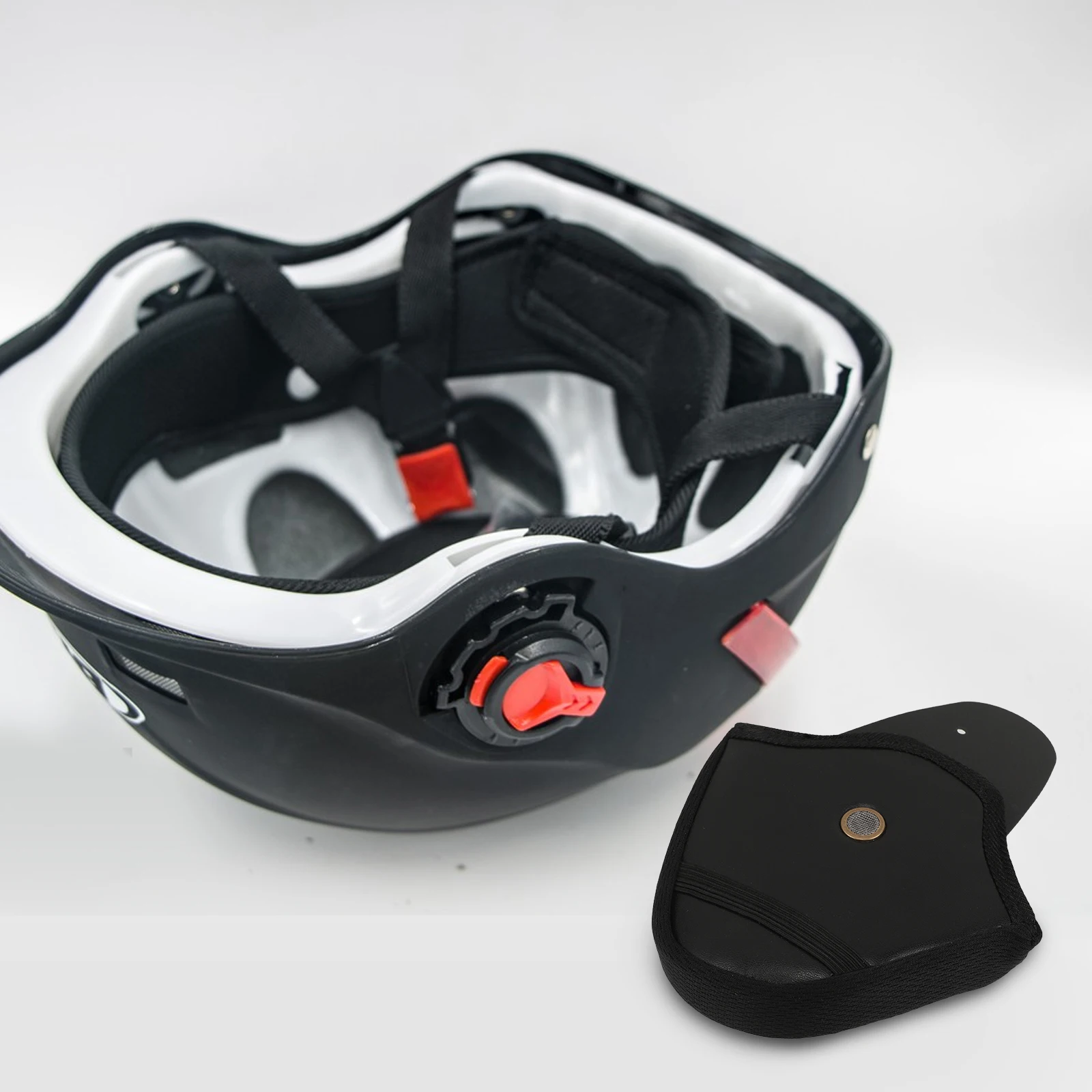 

1 Pair Detachable Muffs For Motorbike Helmets Adjustable Winter Covers Enhanced Safety Comfortable Head Protection