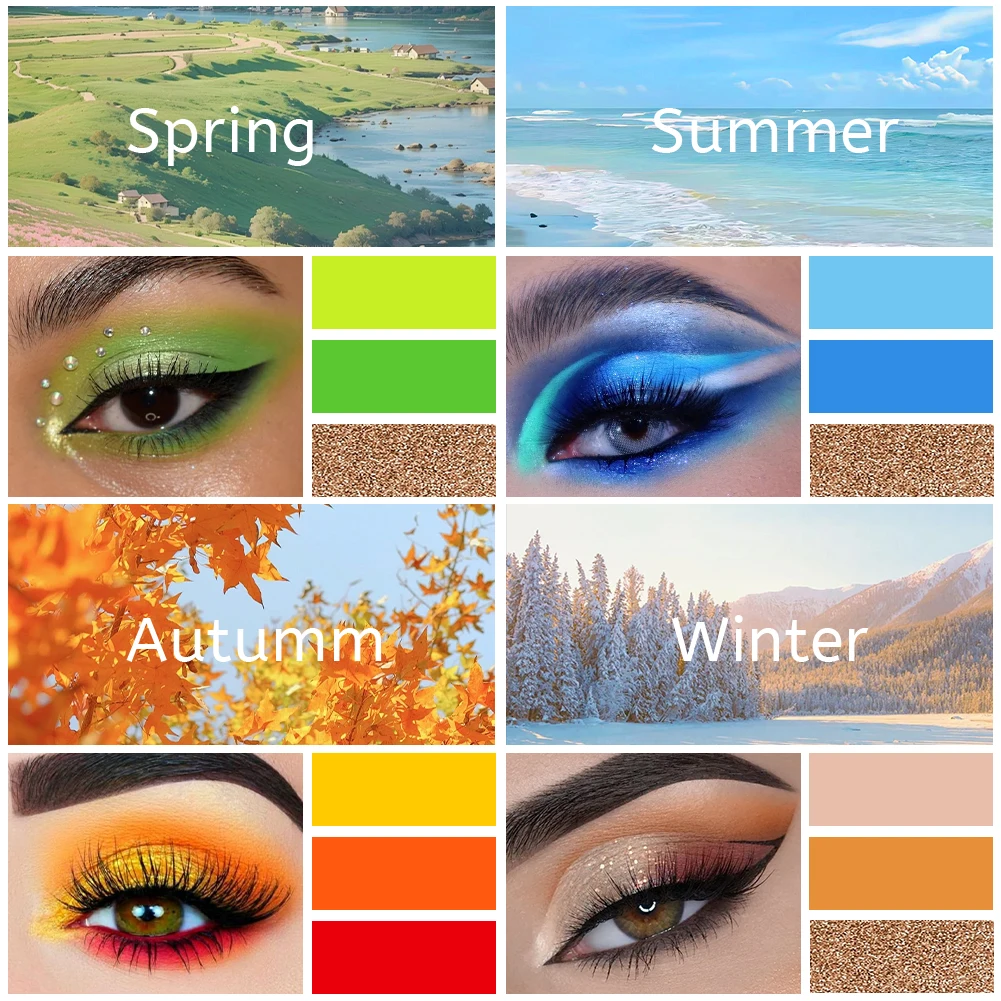 لوحة ظلال عيون مكونة من 72 لونًا، لوحة ألوان لامعة غير لامعة وطبيعية الكل في واحد، كرنفال/ماردي جراس/مستحضرات تجميل للمكياج #4