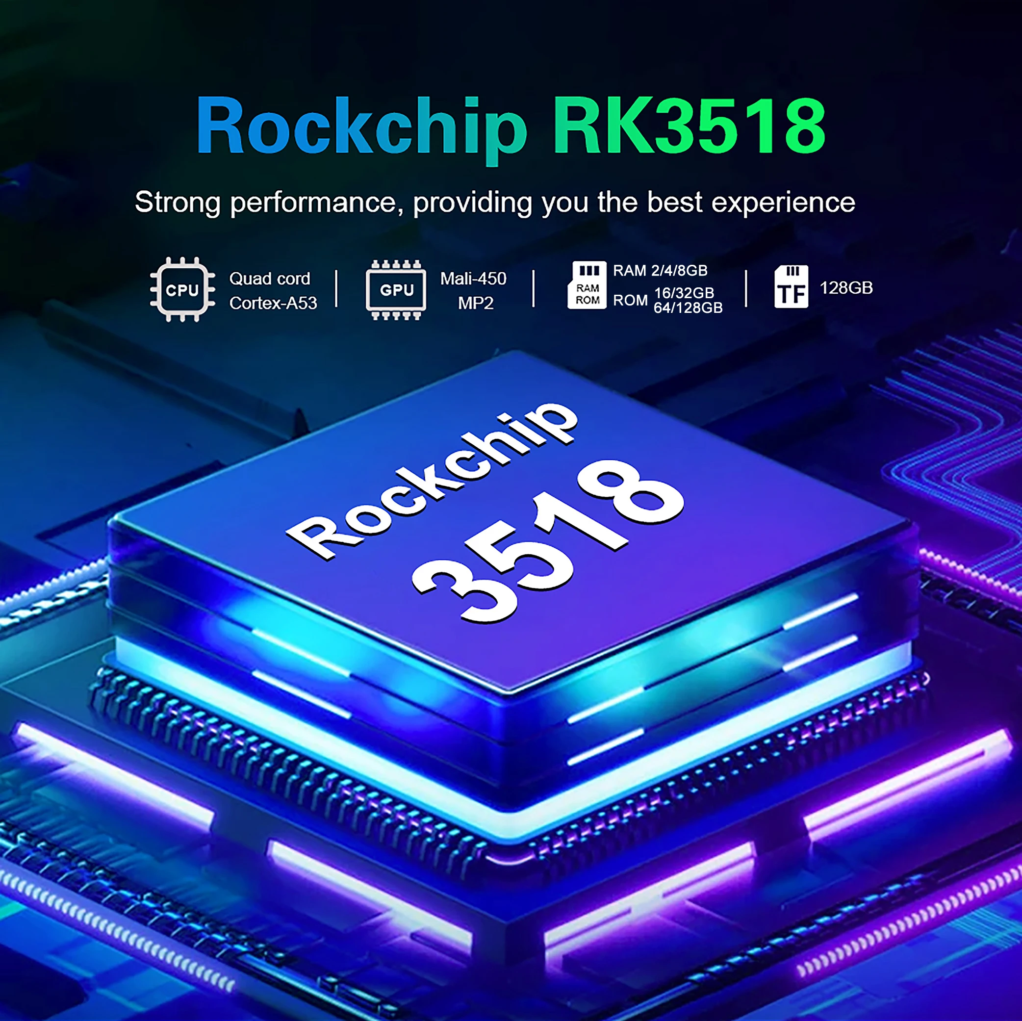 Android14 Smart TV Box T8S Bluetooth 5.4 Dual WiFi Google Voice Media Player RK3518 Netflix YouTube Streaming Media Set Top Box