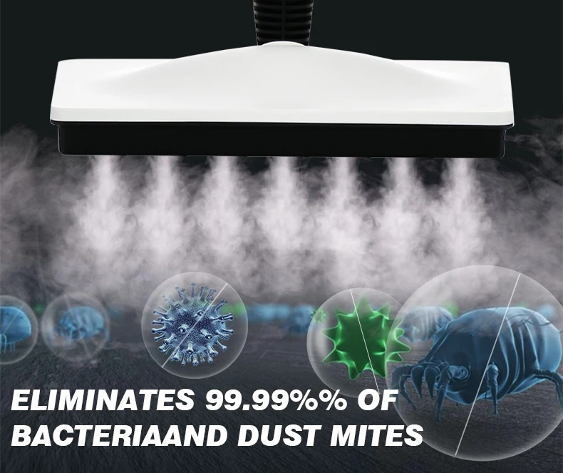 С кронштейном 6 в 1, 1500 Вт, портативный пароочиститель для пола с высоким нагревом, ковер для дома, влажная и сухая пароварка, многофункциональный