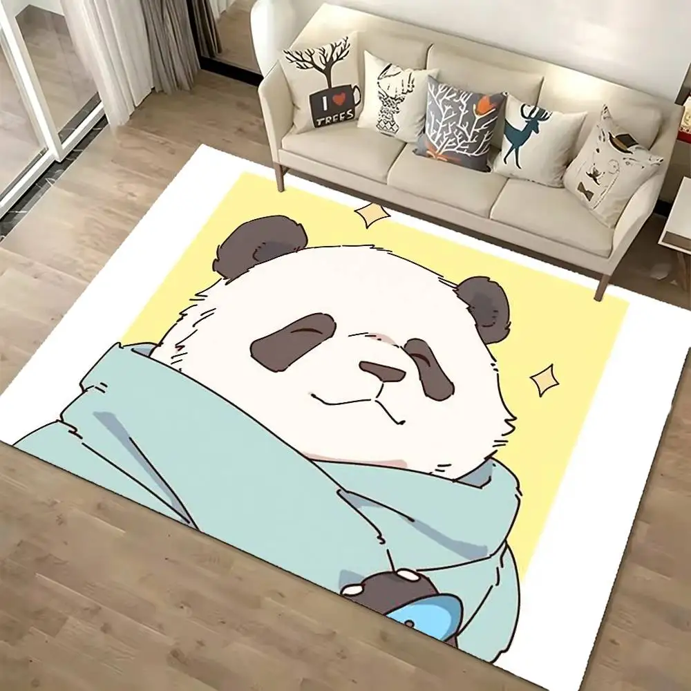 Jujutsu K-Kaisen P-Panda Floor Mat Rugs Soft Bedroom Floor Anti-skid Household Carpets
