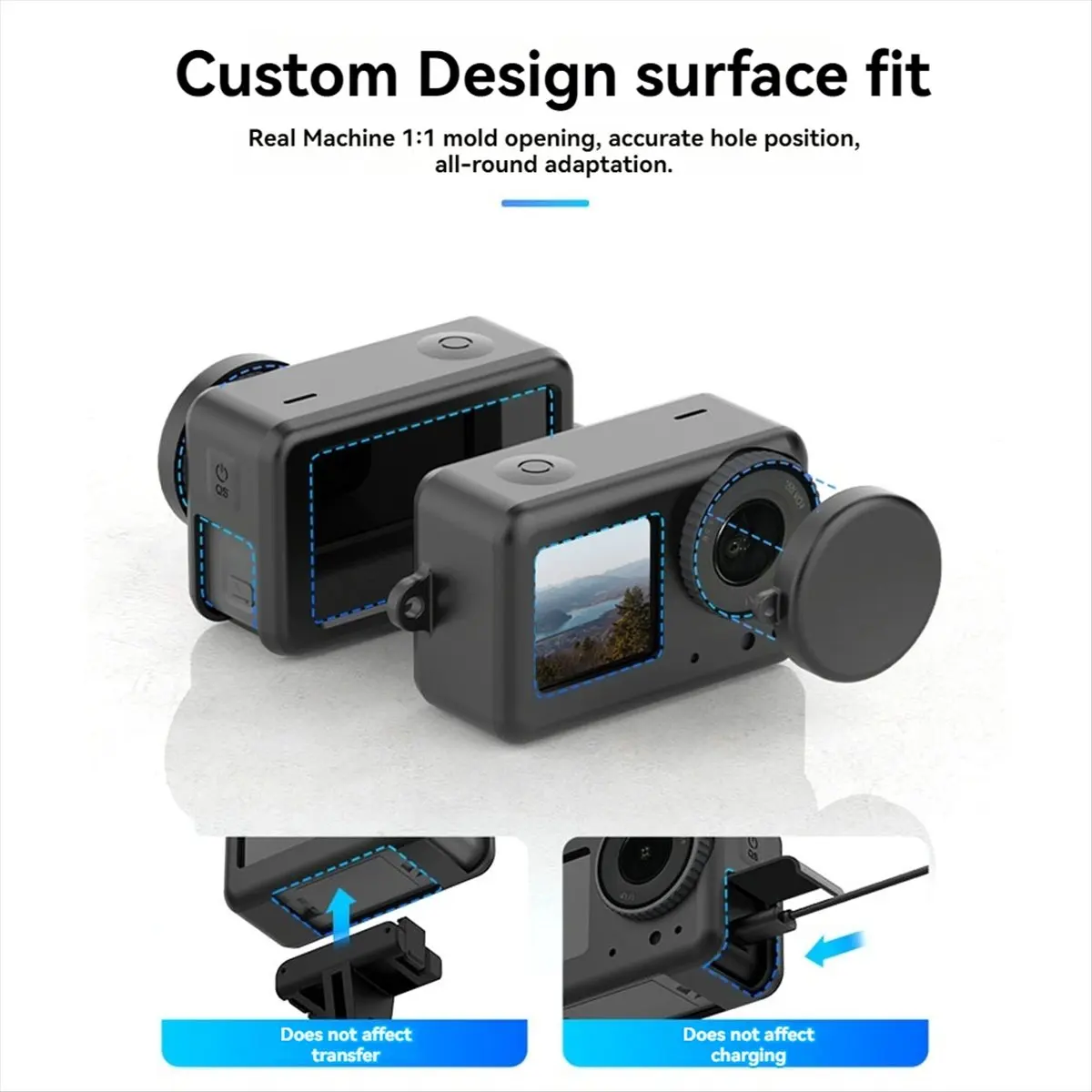 2026 جديد + غطاء حماية من السيليكون للعمل 5/4/3 مع غطاء حماية لين للكاميرا بحبل مضاد للفقدان #3