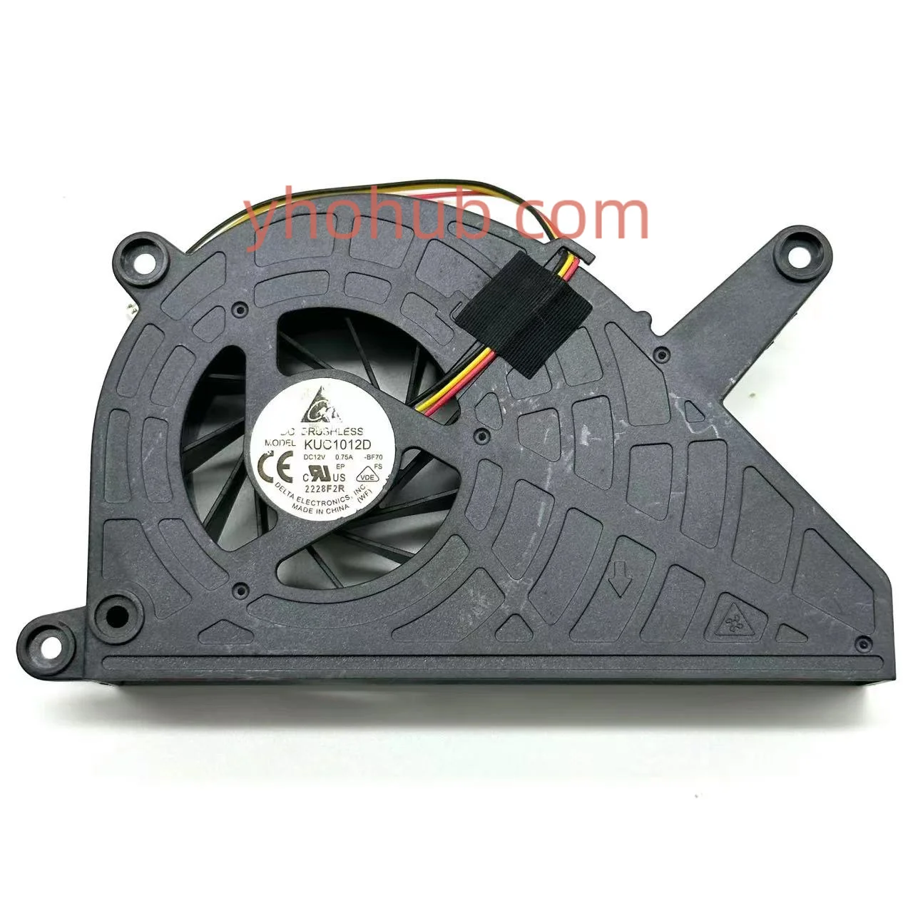 

KUC1012D ET2311 AB12012HX23E300 DC 12V 3-Wire Cooling Fan