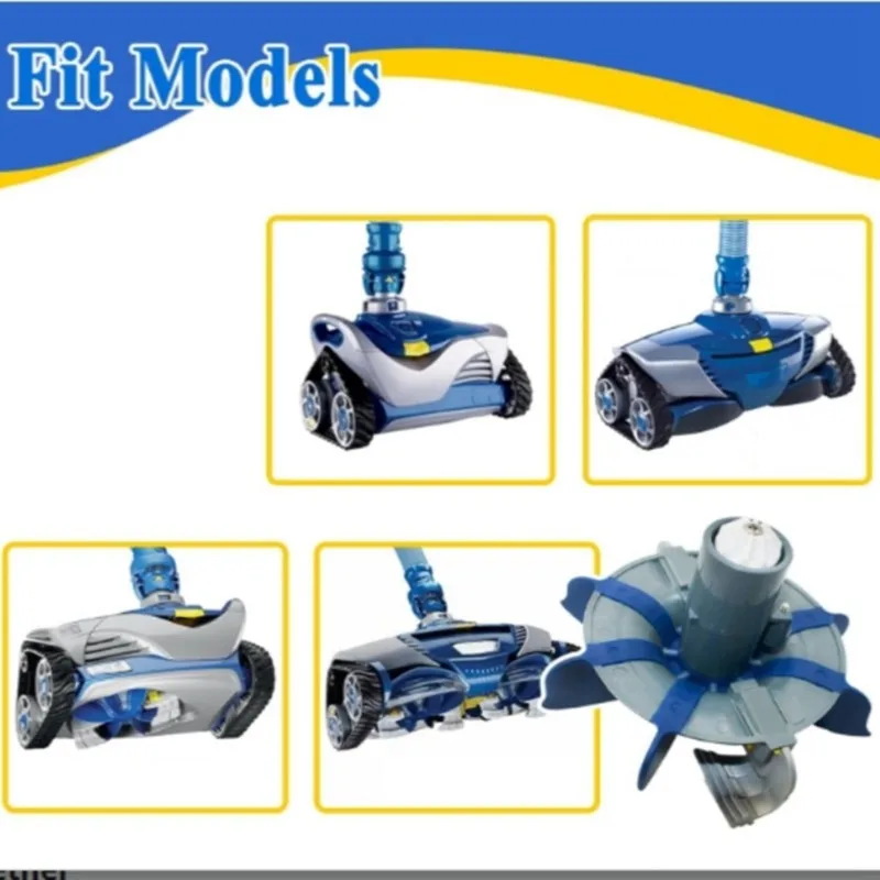 For MX6/For MX8 Pool Cleaning Brush Compatible R0714300 Cyclone Scrubber Turbine Assembly With Rotating Brush Component