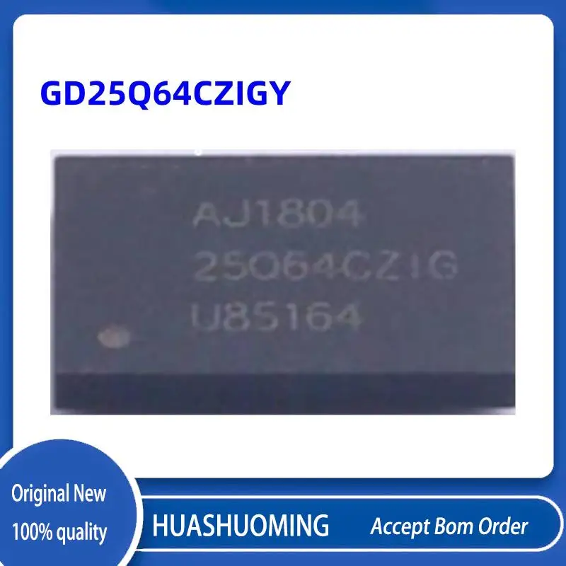 10PCS/Lot  GD25Q64CZIGY   GD25Q64CZIG  GD25Q64CZ  GD25Q64 BGA24