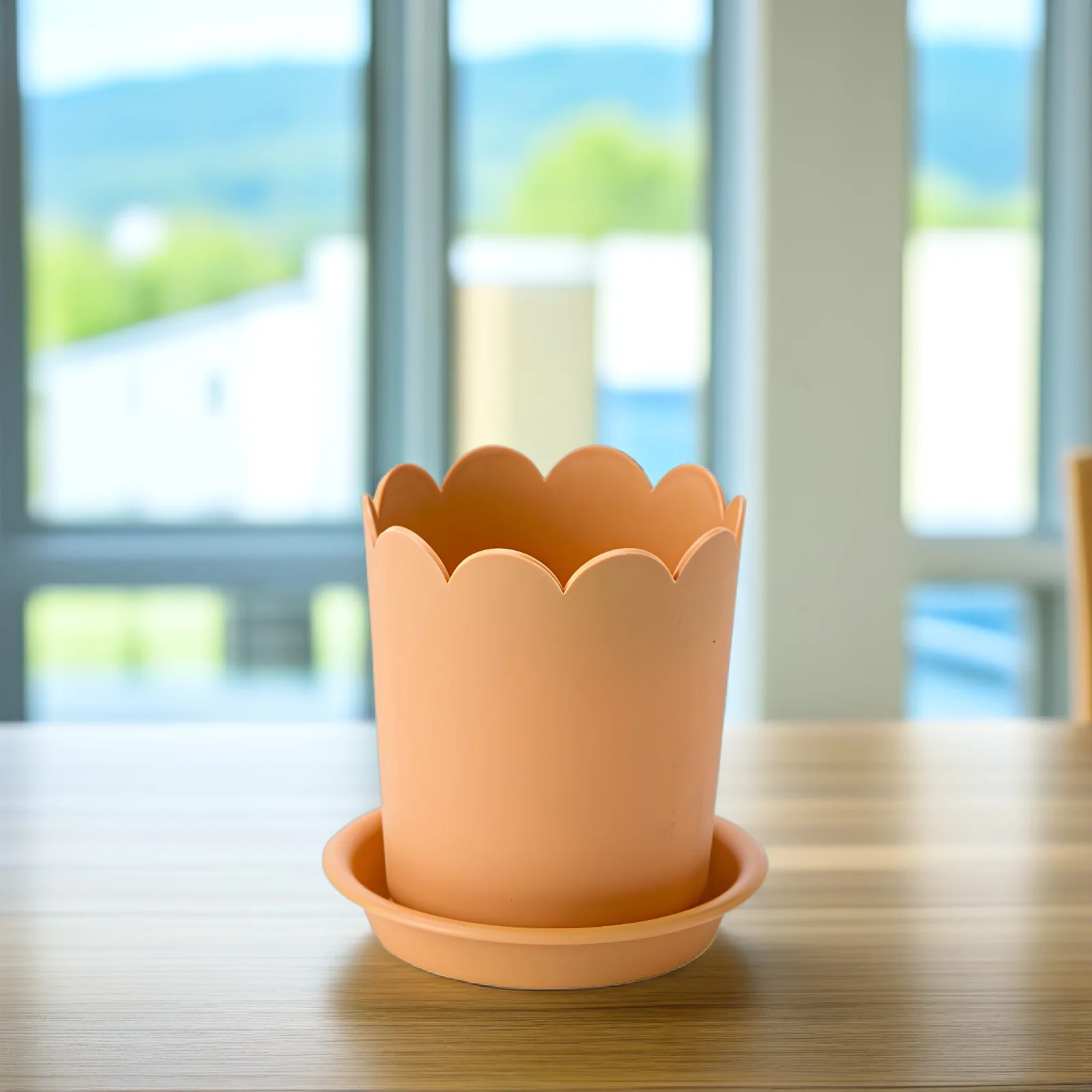 

Rose Flower Pot Flowerpot Plastic Balcony Flowerpots Indoor Planting Planter for Plants Bonsai