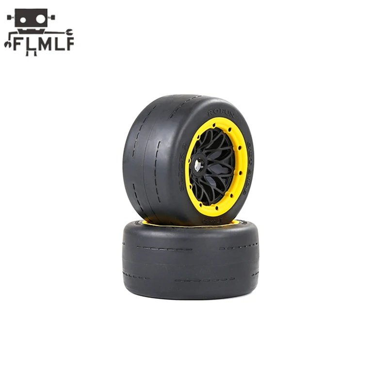 

Rc Car Super Grip Rear 170X80mm or Front 170X60mm Wheel Bald Tyre 2PCS/Set Fit 1/5 HPI ROFUN BAHA ROVAN KM BAJA 5B SS Parts