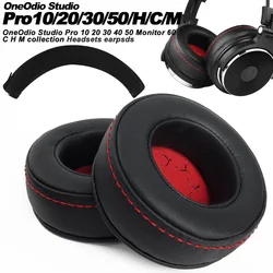 Earphone pads For OneOdio Studio PR0 10/H/30/50/C/M Monitor 60 replacement Earpads headphones Mesh cloth Memory Covers Sponge