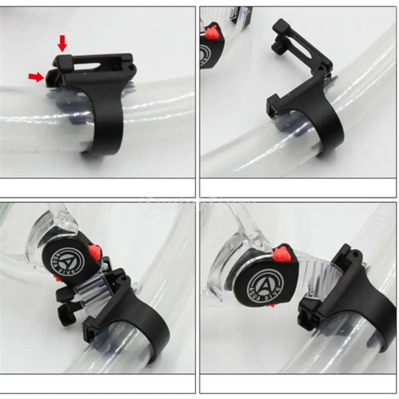 1/2/3/4/5Pcs Snorkel Clip Universal Snorkel Holder Snorkel Retainers Air Tube Keeper Set for Scubas Diving Snorkeling Equipment
