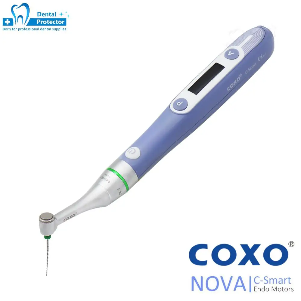COXO C-SMART NOVA Wireless Endodontic Motor 16:1 Contra Angle T-Mode Torque Control for Root Canal Obturation & Surgery