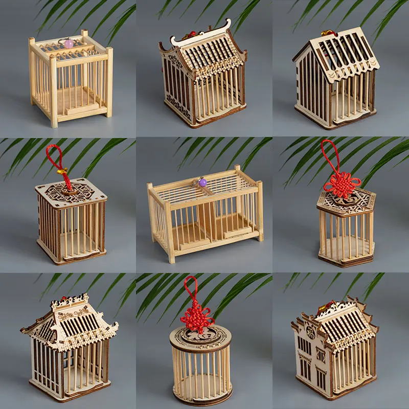 Bamboo Cage Exquisite Bamboo Live Insect Bamboo Woven Cage, Cricket, Cricket, Grasshopper, Cicada Box, Insect Feeding Box