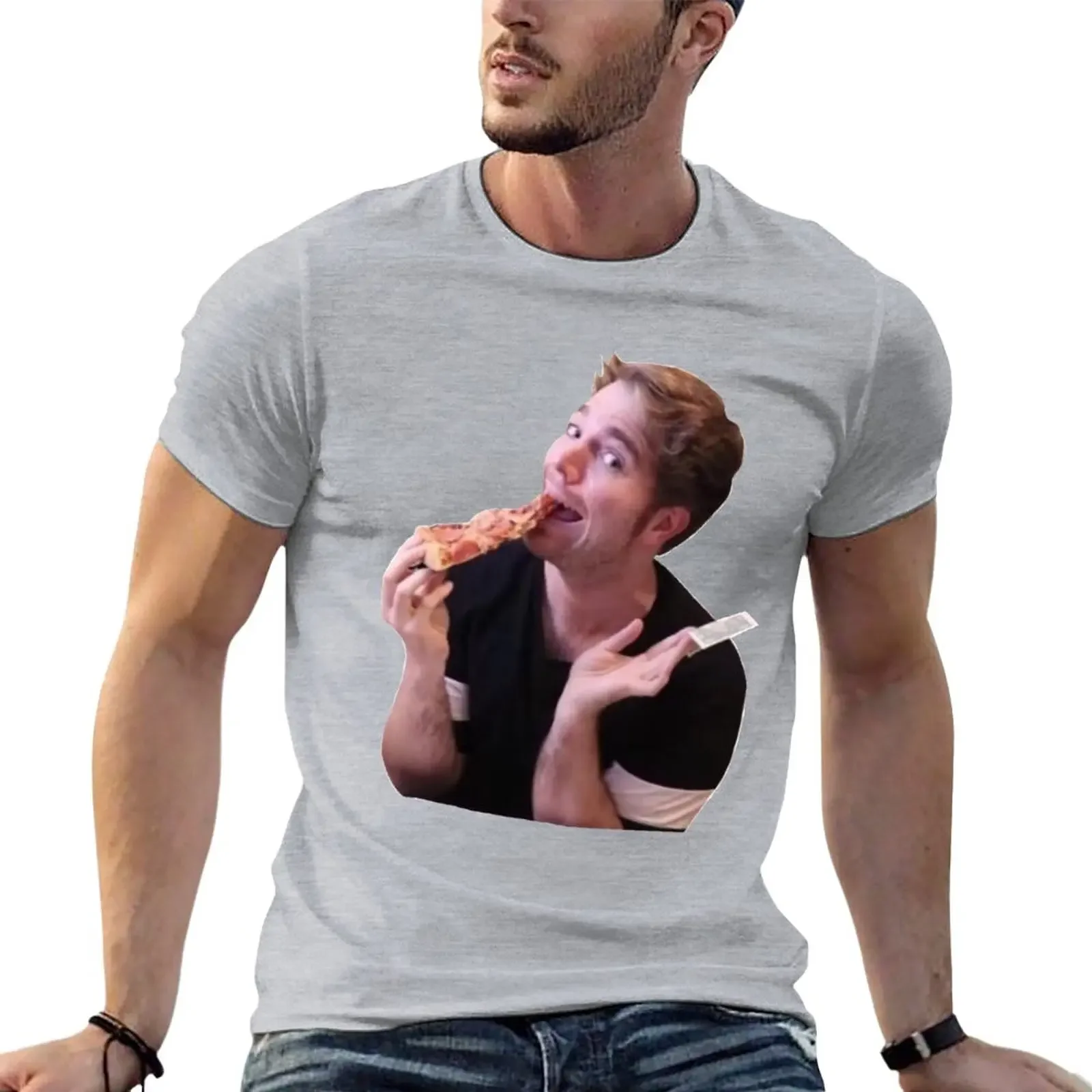 shane dawson pizza T-Shirt animal prinfor boys summer top tshirts for men