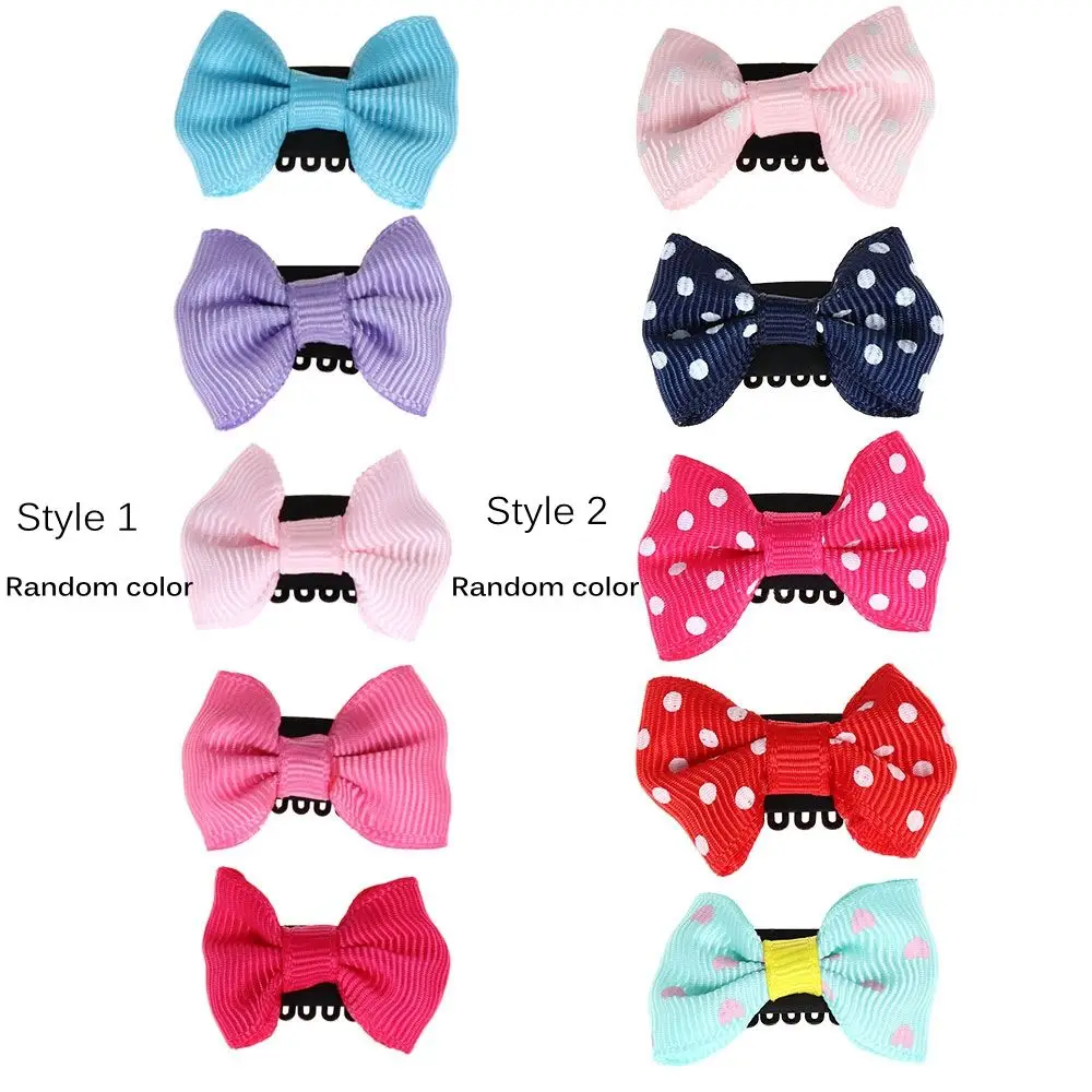 5PCS Kids Newborn Hair Accessories Infant Baby Hairpin Mini Hair Clip Bow Headwear