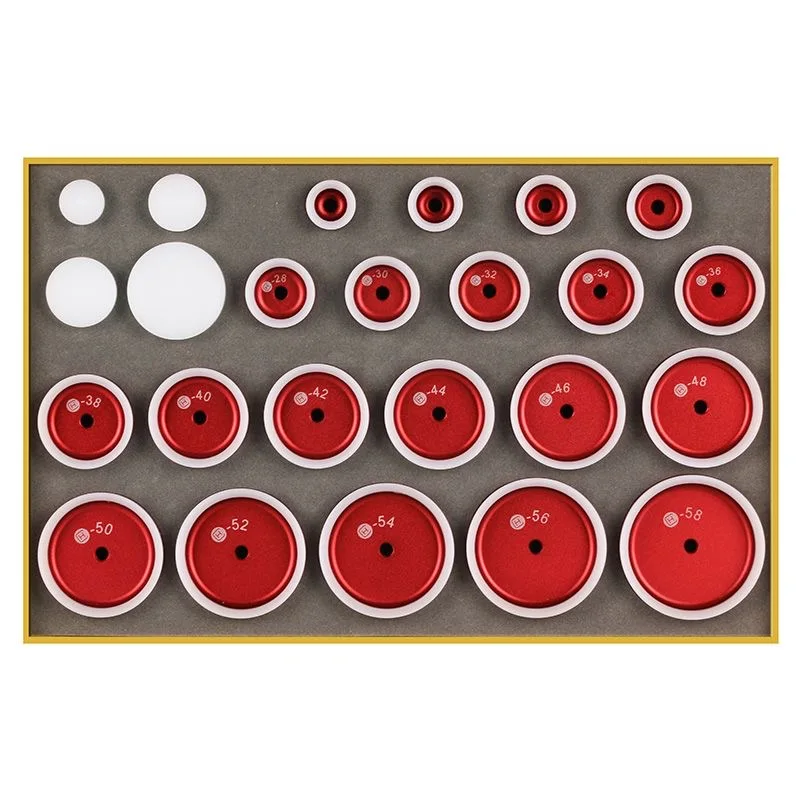 New High Quality Watch Press Deep Type Dies Set for Watch Back Case Crystal Cover Repair Tool Watchmaker Replacement Accessory