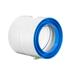 Pipe Exhaust Fan Check Valve Round PVC Range Hoods Backdraft Damper Air Duct Ventilation Grill for Bathroom Kitchen Accessories