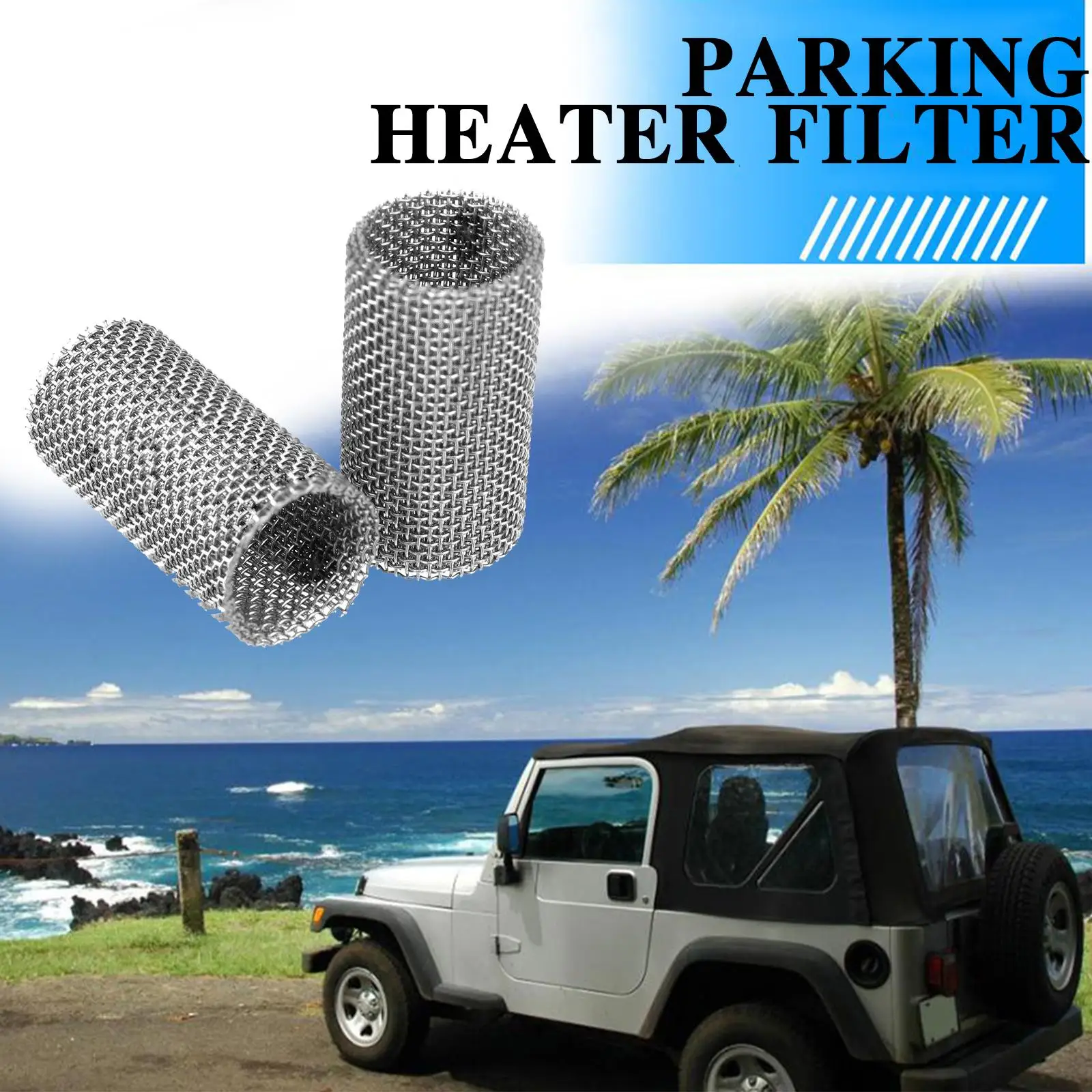 10pcs 310s Stainless Glow Plug Diesel Air Parking Heater Burner Strainer For Webasto Eberspacher 3-Layers Filter Mesh S2P6