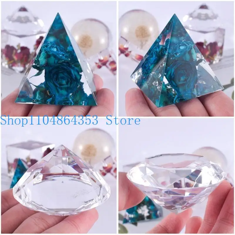 

652F Square Resin Molds Different Cube Silicone Molds Resin Casting Molds for DIY Art Resin Soap Making Craft