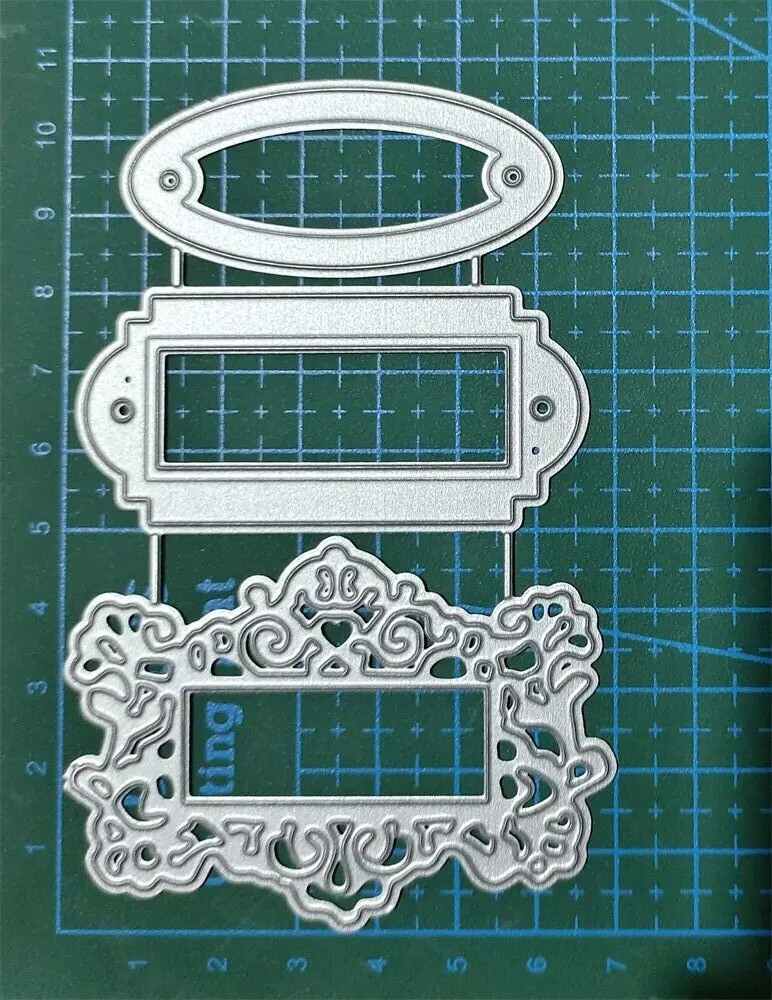 Label Frame metal cutting dies mold Scrapbooking decoration paper craft knife mould blade punch template Embossing stencils view 2