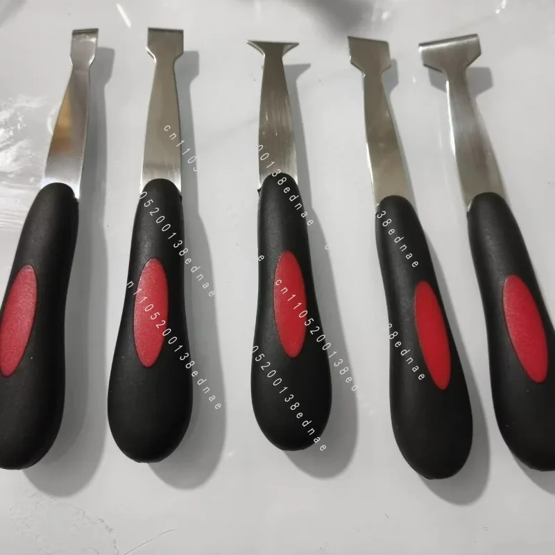 5-pcs/set Glass Bottom Adhesive Repair Knife Set with Soft Rubber Manual Car Windshield Polyurethane Scraper Kit