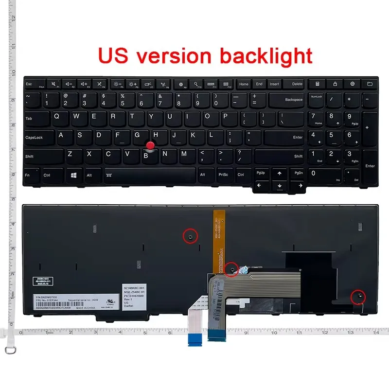 New for lenovo Thinkpad S5 S5-2ND Generation E560P Laptop keyboard English US With/Without Backlight