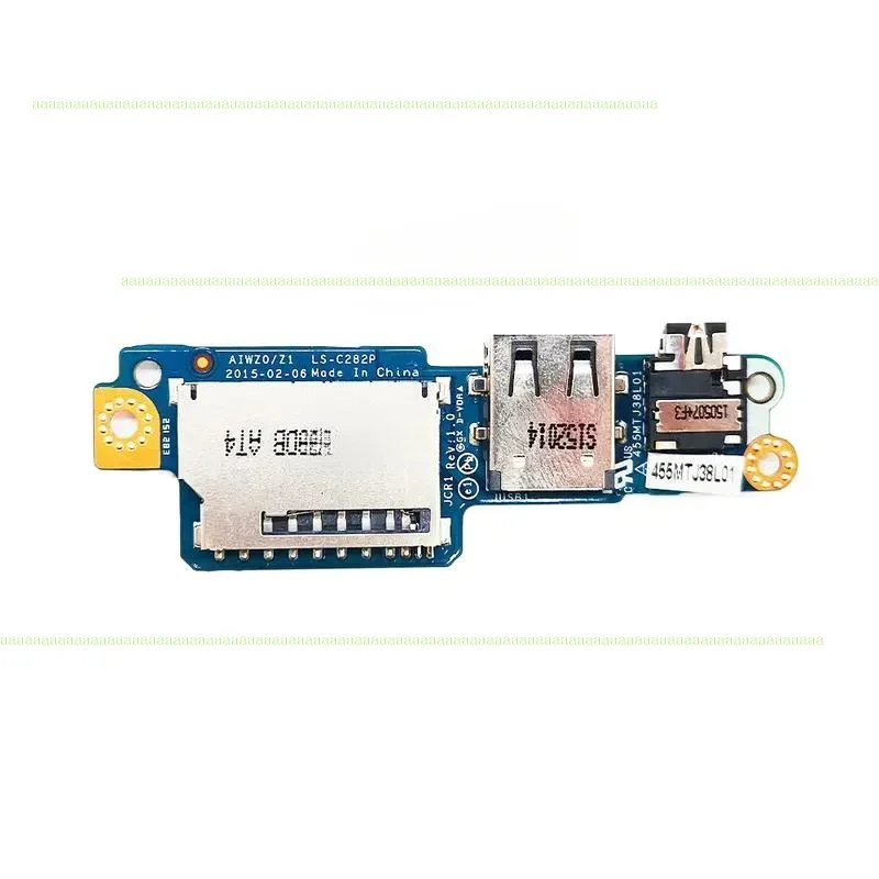 ZS для Lenovo IdeaPad Z51-70 V3000 V4000 500-15 500-15ACZ ноутбук ввода/вывода USB-считыватель карт аудио разъем для наушников AIWZ0/Z1 LS-C282