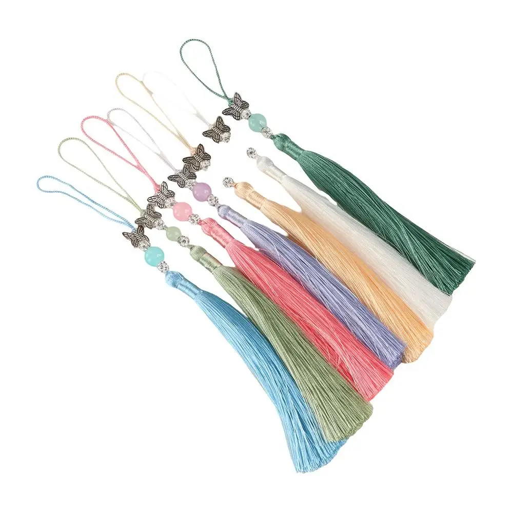 Clothing Pendant Lucky Bookmark Tassels DIY Crafts Blessing Tassel Car Keyring Lanyard Phone Pendant Chain Fan Decor