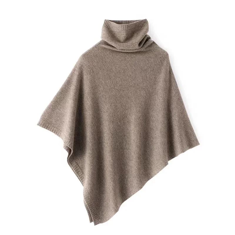 100% Merino Wool Pullover For Women Soft Solid Cashmere Knitwear New Spring Shawl Scarf Female Korean Popular Sweater Grace Tops