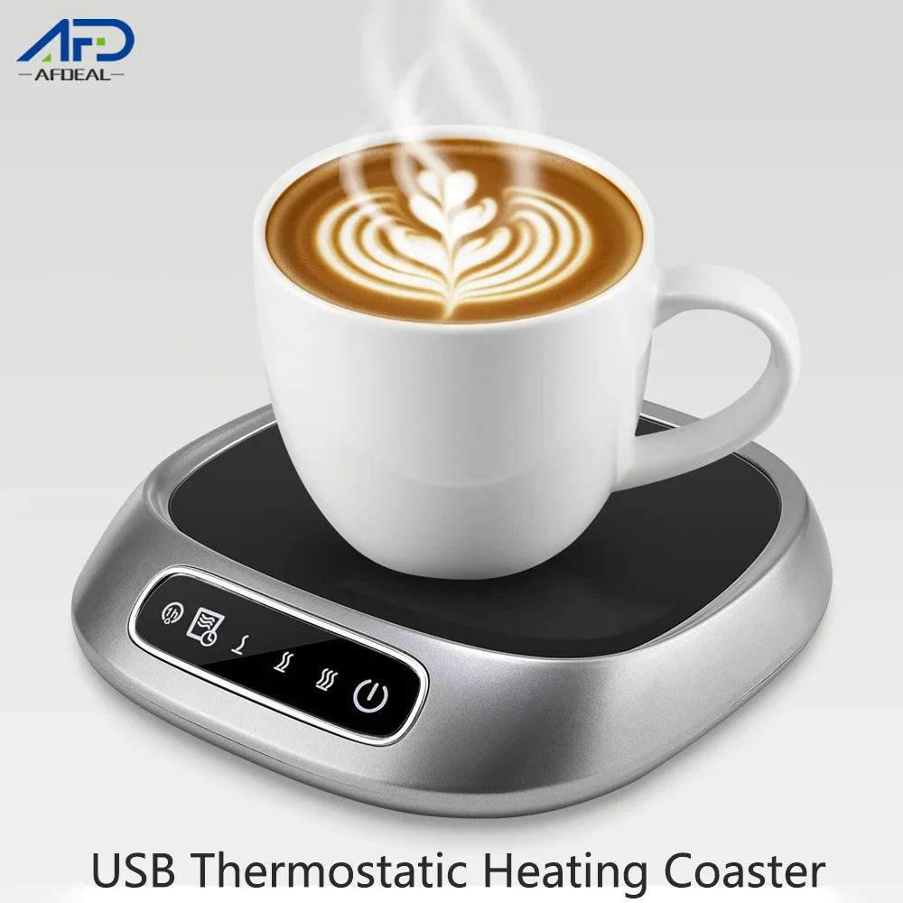 

Нагреватель чашек USB, подогреватель кофейной кружки, электрический подогреватель чашек для чая с молоком, подогреватель чашек для домашнего офиса, USB голосовой настольный подогреватель чашек