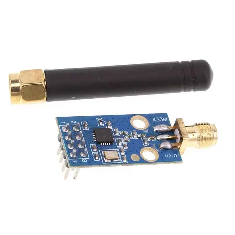 Módulo inalámbrico CC1101 con antena SMA, módulo transceptor inalámbrico para Arduino 433MHZ