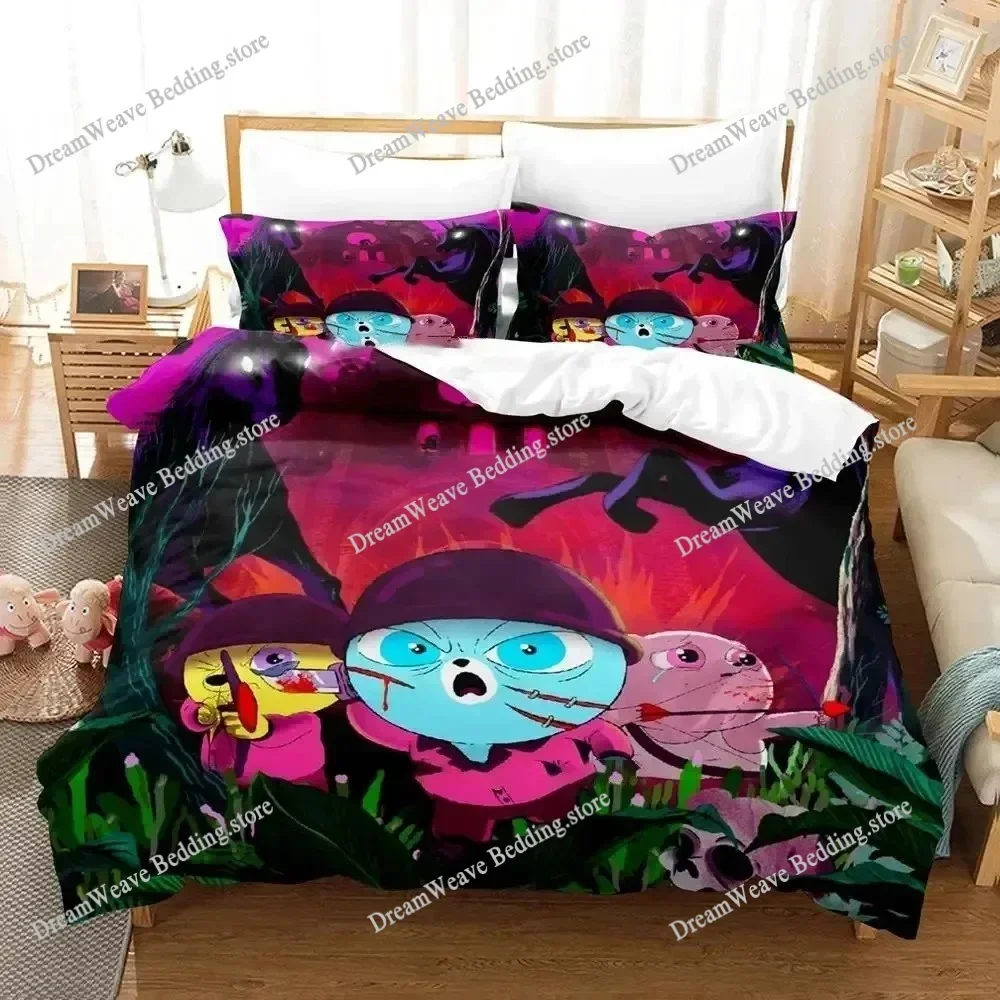 

Unicorn Wars Bedding Set Single Twin Full Queen King Size Bed Set Adult Kid Bedroom Duvet Cover Sets 3D Print Game Bed Sheet Set