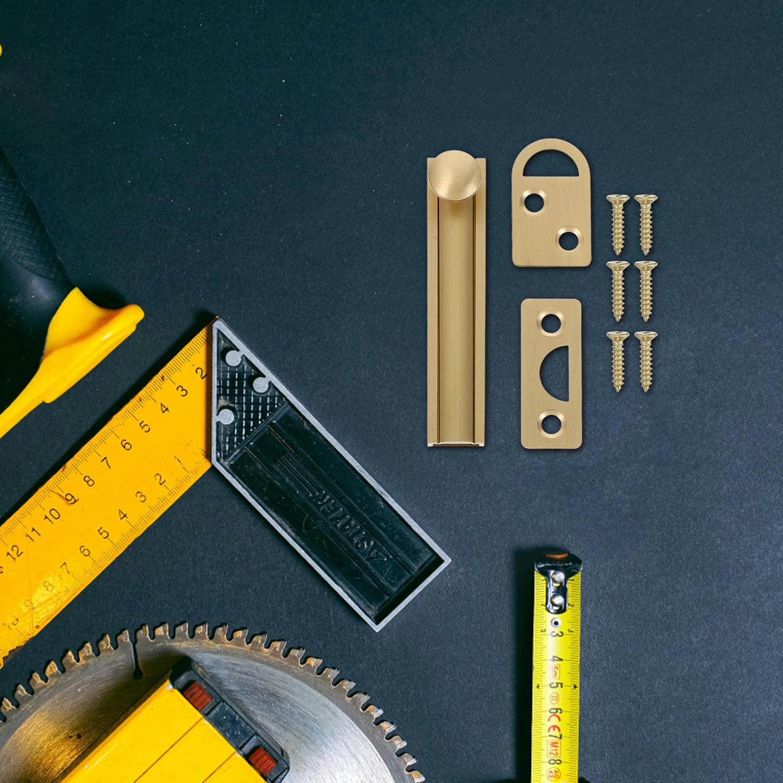 

Замок-защелка из цельной латуни для скрытого монтажа, бесшумный, для дверей спальни и амбарных дверей, защитный, с выдвижным механизмом