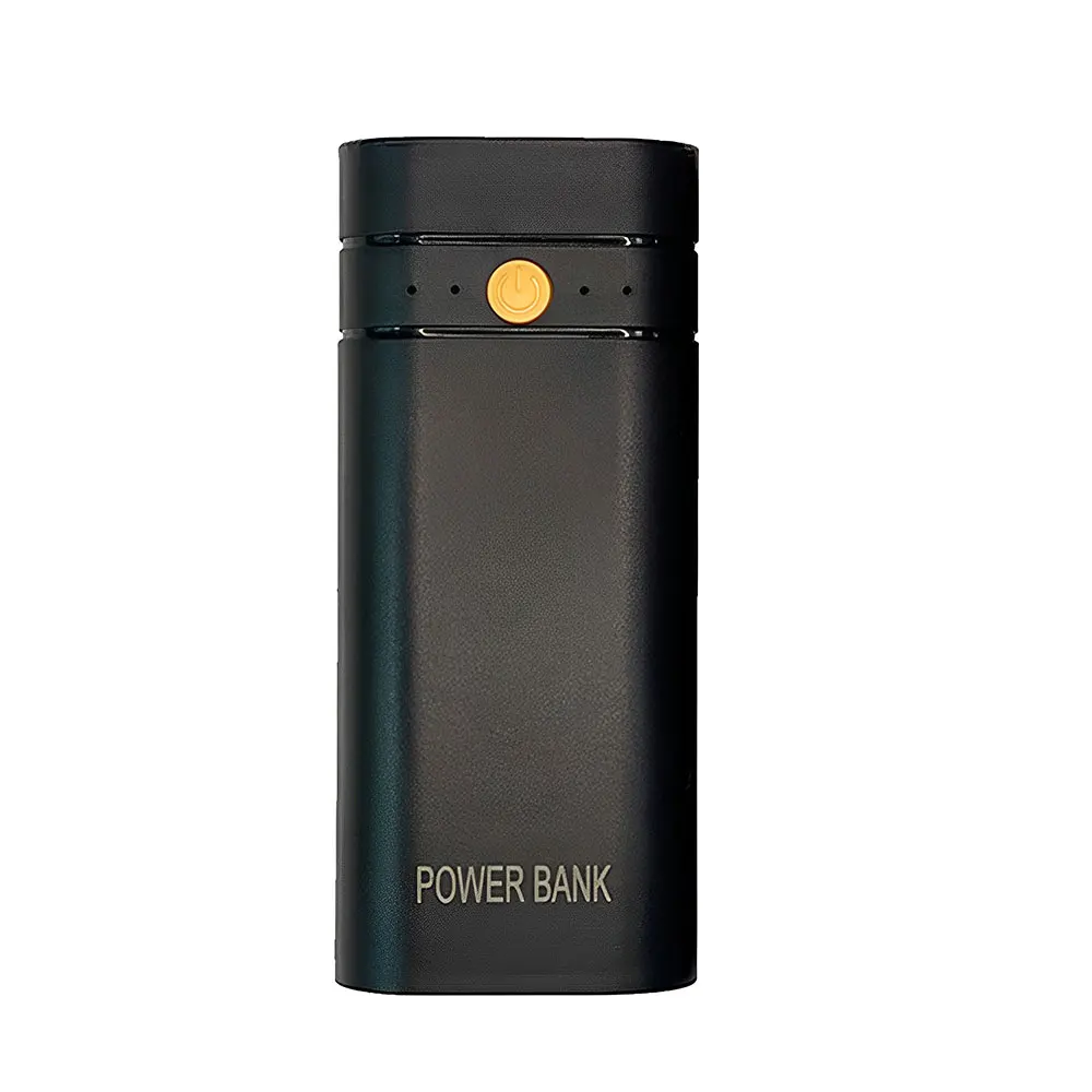 Neue 5V 2A 2x18650 Power Bank Box Kit Anti Reverse Verbindung TYPE-C Ausgang Ports Kunststoff Shell tragbare Batterie Ladegerät Fall