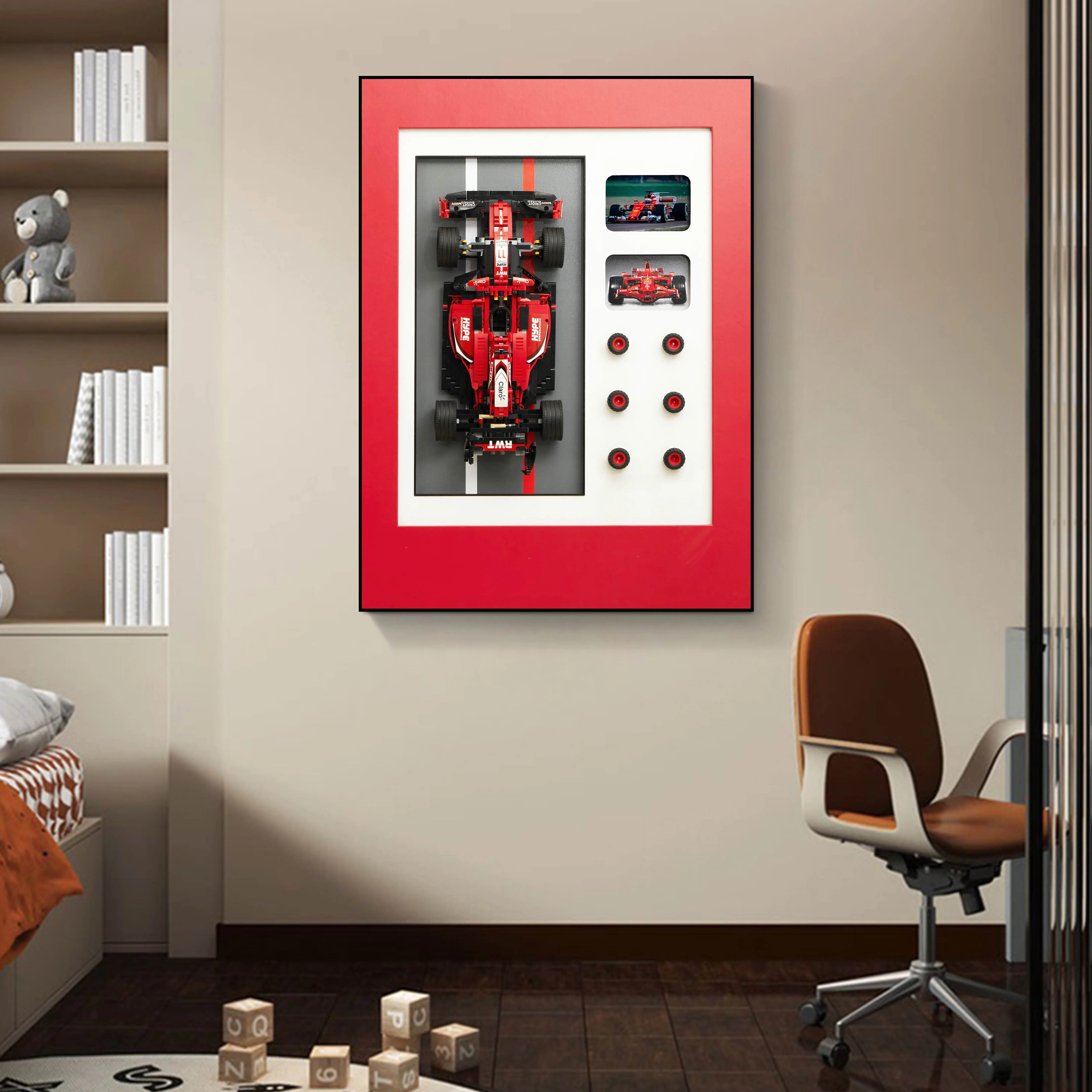 3D Building Block Car Decorative Painting New Trendy Modern Art Hanging Paintings