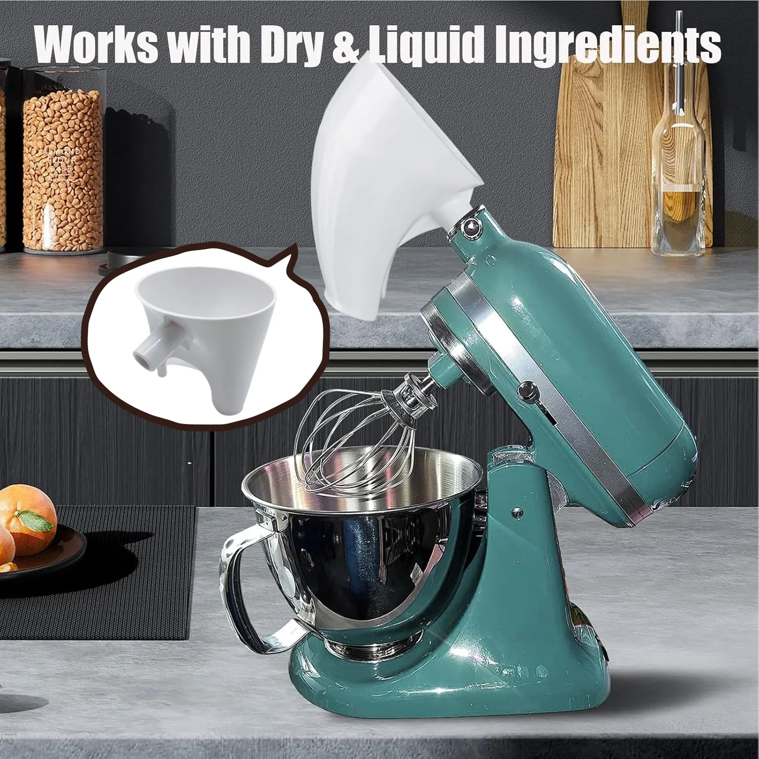 1 Stück. Mehl-Trichter für Mix – Stand Mixer Bewertung und Preis