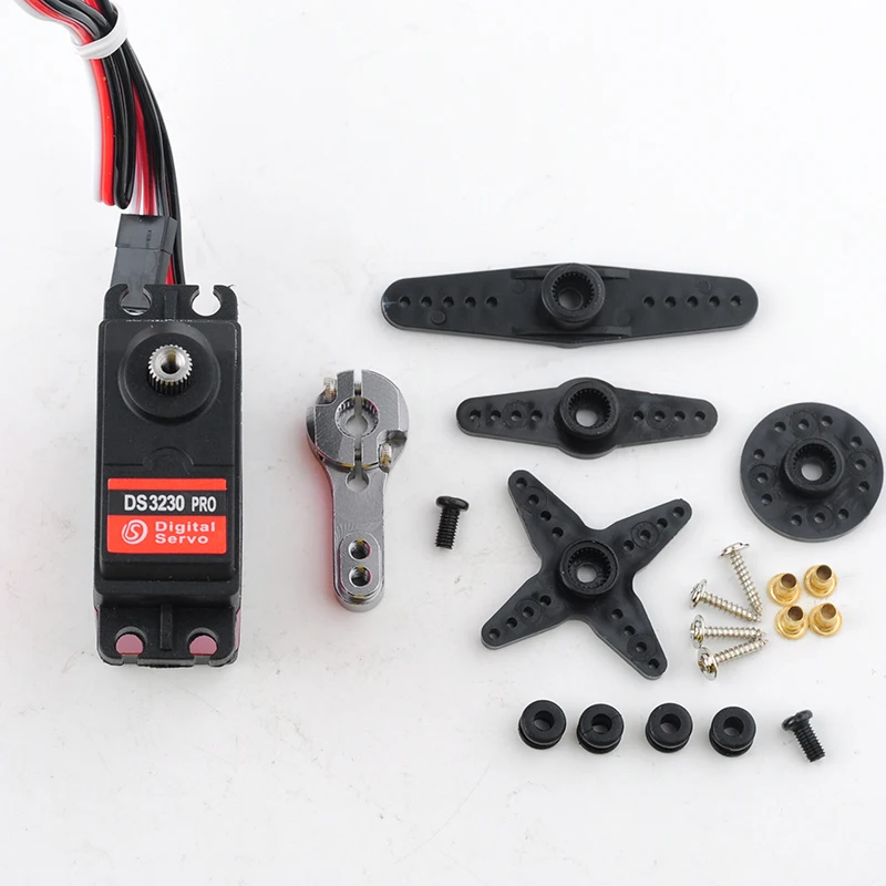 4PCS 30KG DS3230 Pro Digital Servo Motor Steel Gear Large Torque 180/270 Degree Servo DIY Parts For RC Car/Crawler/Robot Model