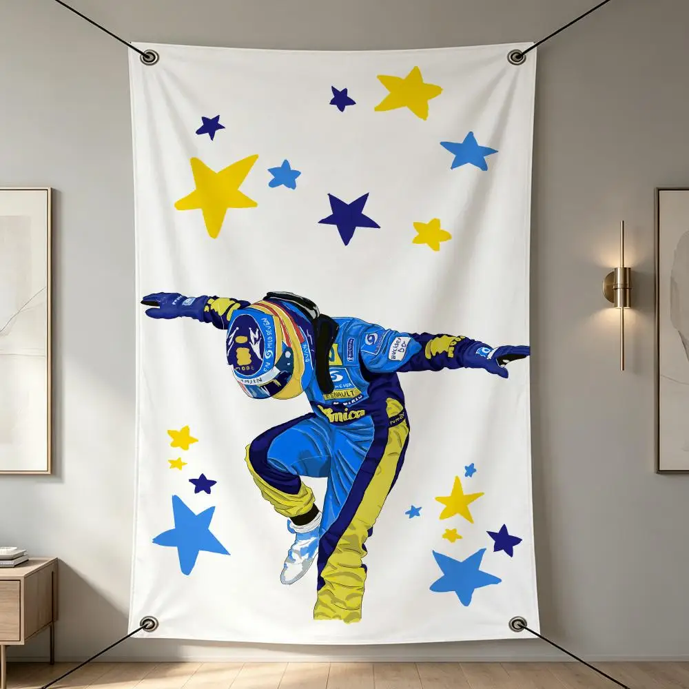 Athlete F-Fernando Alonso Flags, Outdoor Decorations, Music Bars, Home Interiors, Patio and Garden Decorations