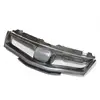 ホンダ シビック FN FK FN2 TYPE R 2006 2007 - 2012 カーボンファイバー & グラスファイバー (未塗装) フロントグリル H ロゴ & ミューゲン付き 5