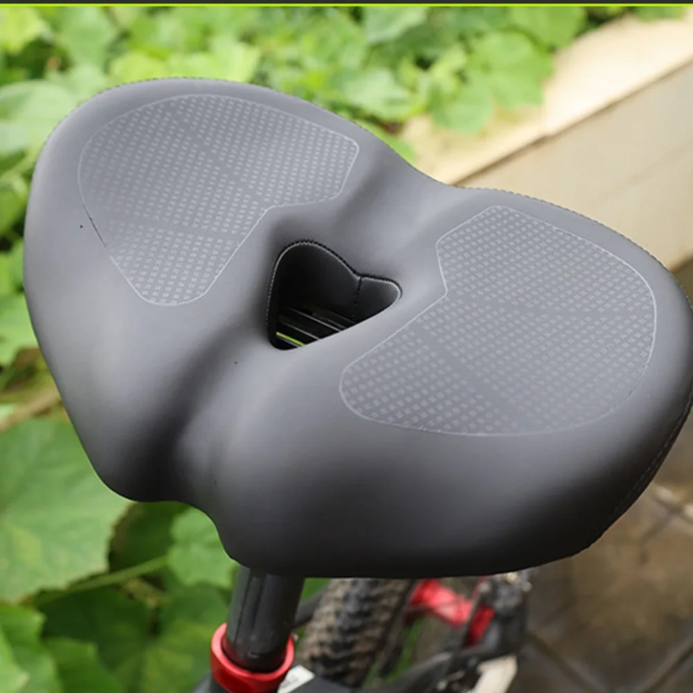 Universal Thickened Bike Seat Cushion Wide Breathable Bike Saddle Shock Absorbing Suspension Bike Seat Folding Bikes