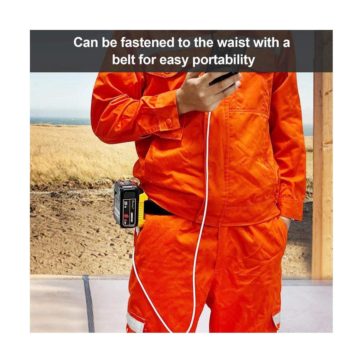 2 шт., USB-адаптер для быстрой зарядки Dewalt, 20 в